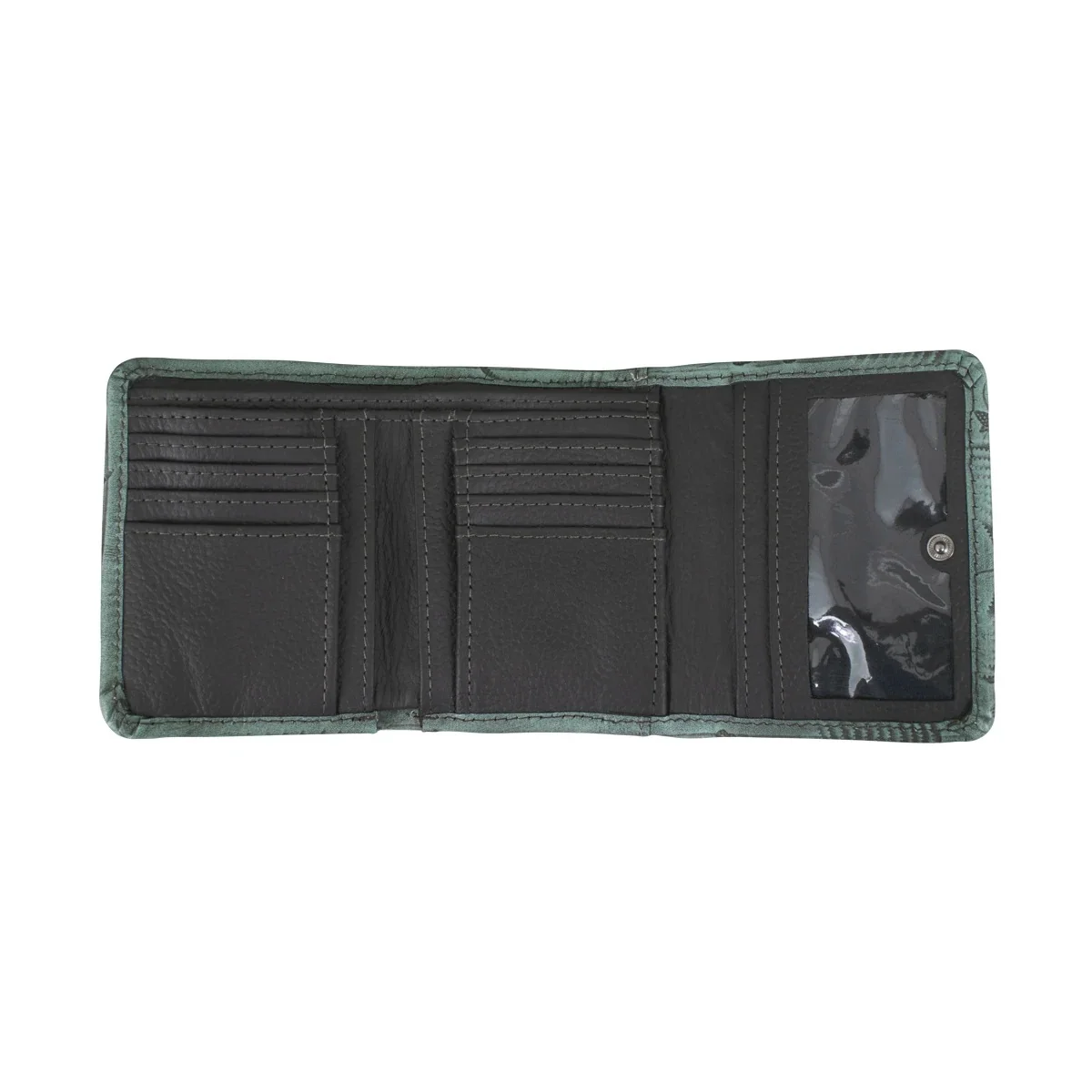 American West Ladies Hair-On Small Tri-Fold Wallet - Image 3