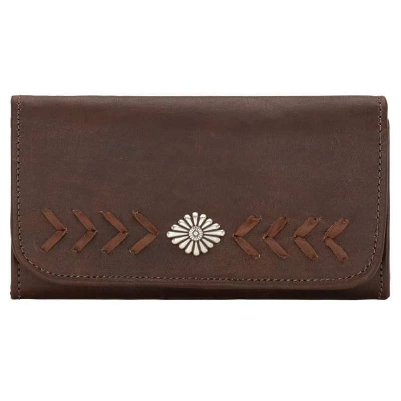 American West Ladies Mohave Canyon Tri-Fold Wallet - Image 3