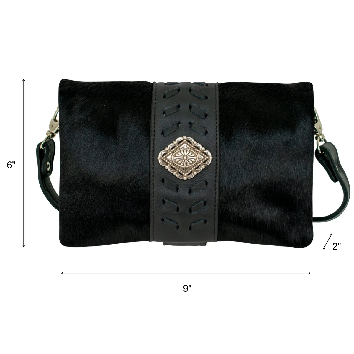 American West Large Grab and Go Crossbody Large Foldover Wallet/Crossbody - Image 13