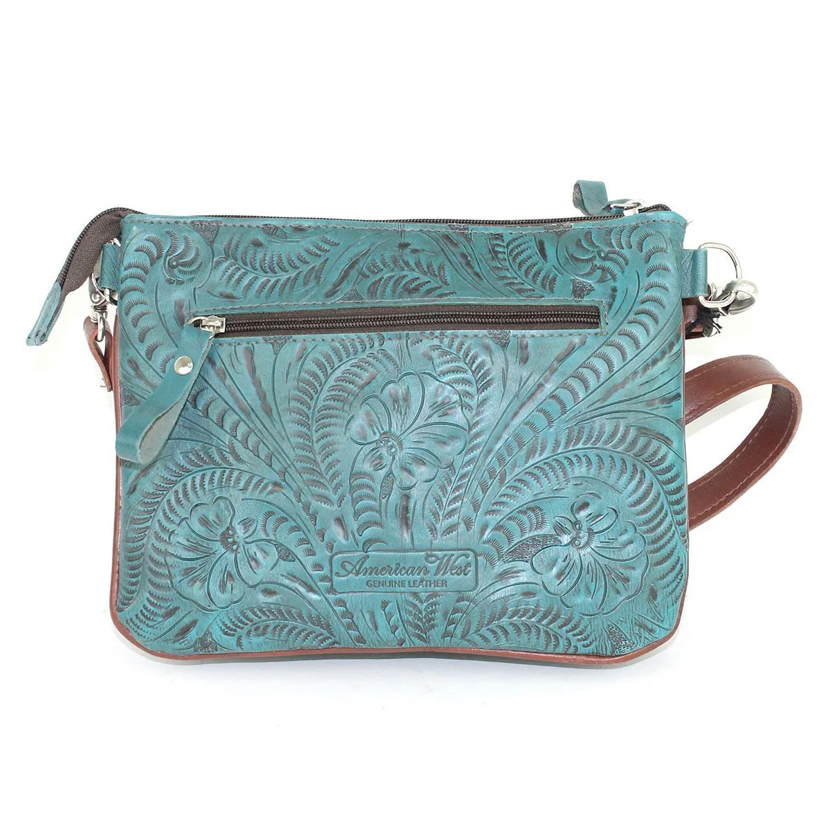 American West Lariats And Lace Multi-Compartment Crossbody Bag - Image 2