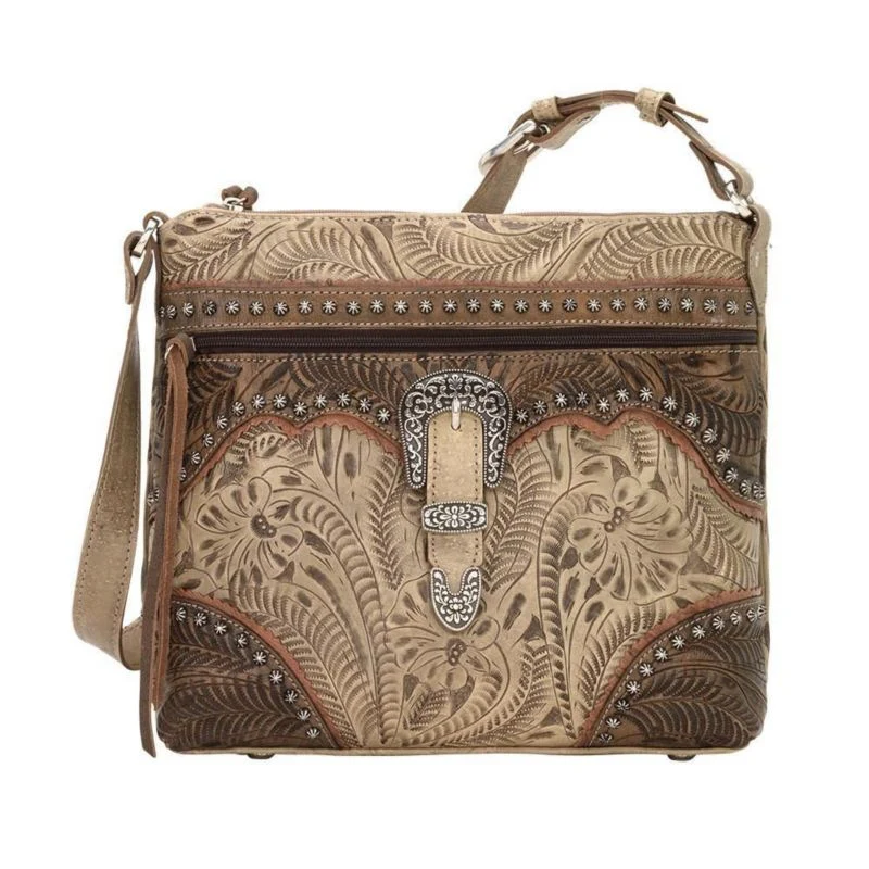 American West Saddle Ridge Zip Top Shoulder Bag - Image 3
