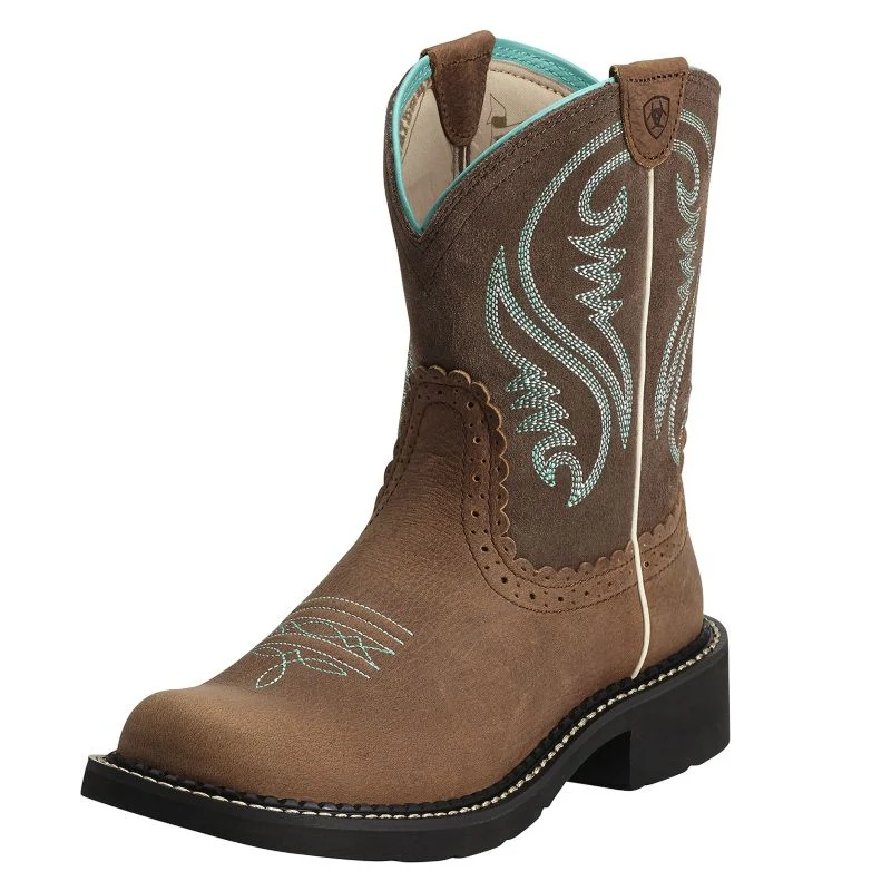 Ariat Ladies Fatbaby Heritage Tan Rowdy Boots