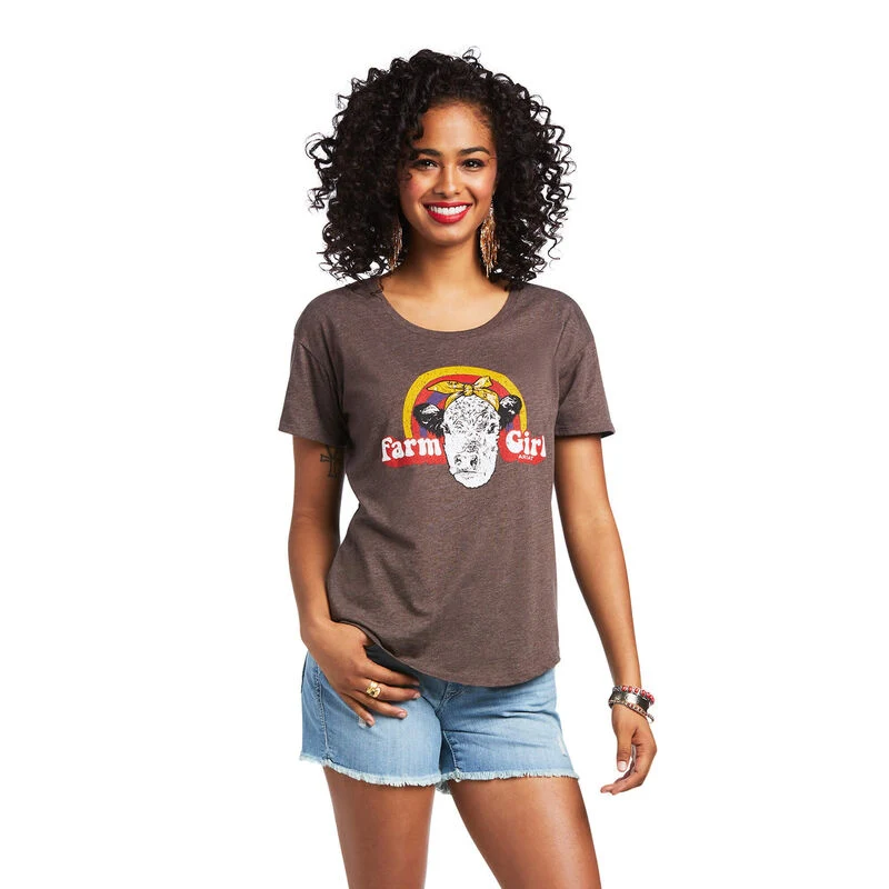 Ariat Ladies Hereford Farm Girl T-Shirt - Image 2