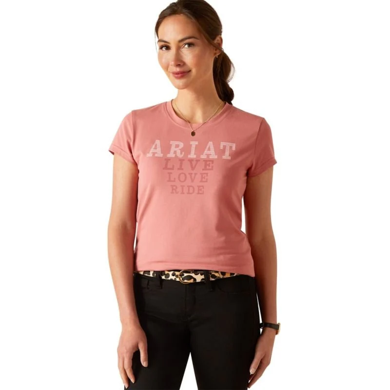 Ariat Womens Live Love Ride Tee