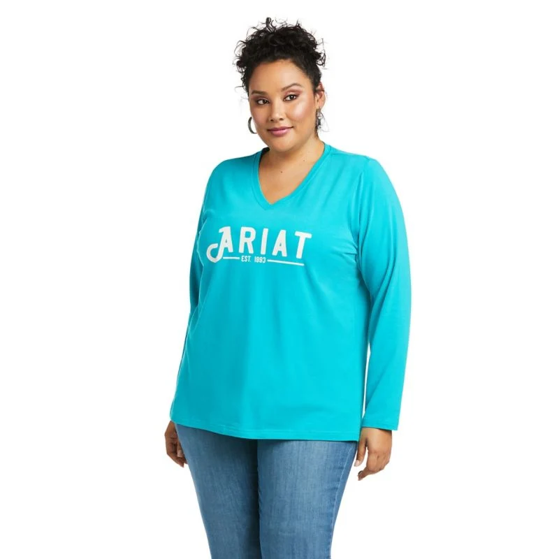 Ariat Womens REAL Relaxed Fit Logo Tee