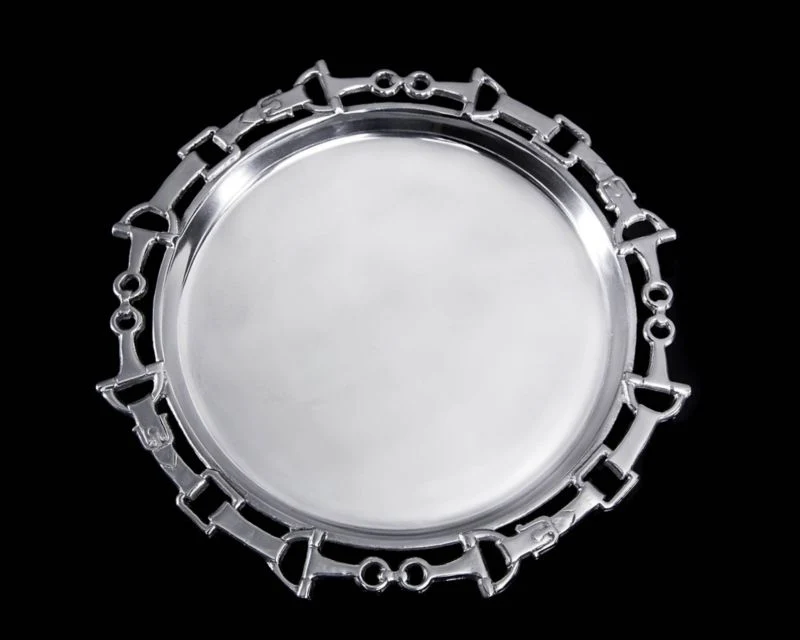 Arthur Court Equestrian 12 Inch Round Tray