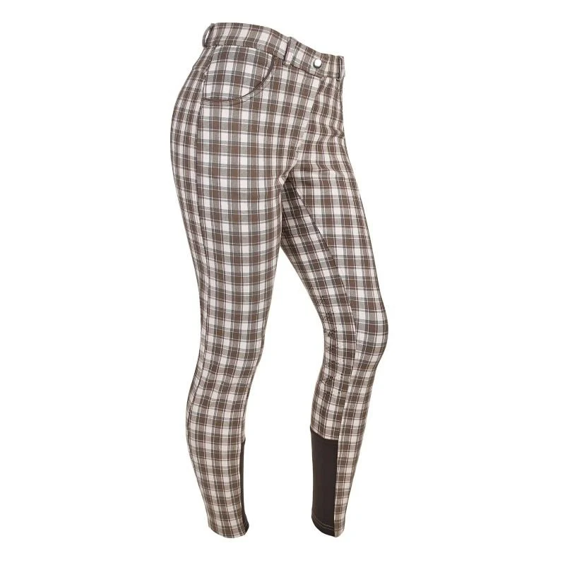 Ashley Classic Ladies KP Breeches Cream/Brown/Wht