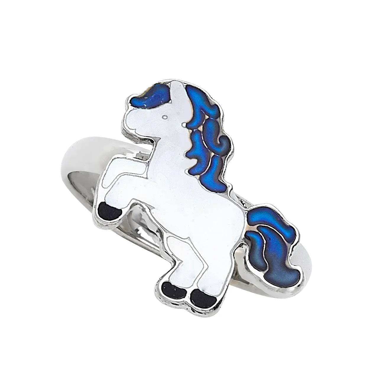 AWST Int'l Colorful Horses Mood Ring Display with 36 Rings - Image 3