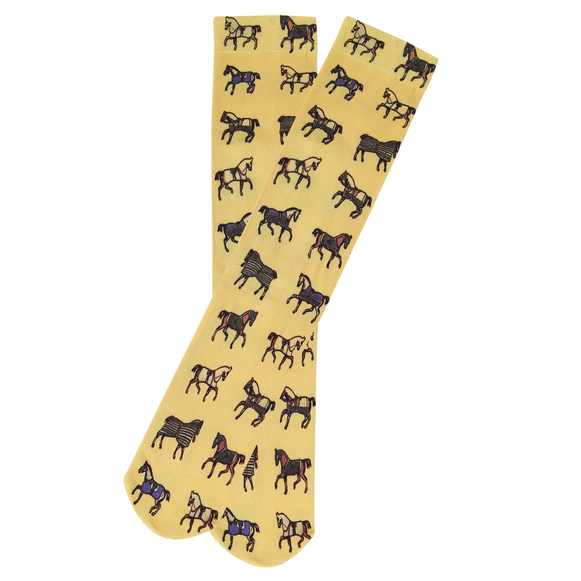 AWST Int'l Kids Horses in Blankets Socks - Image 3