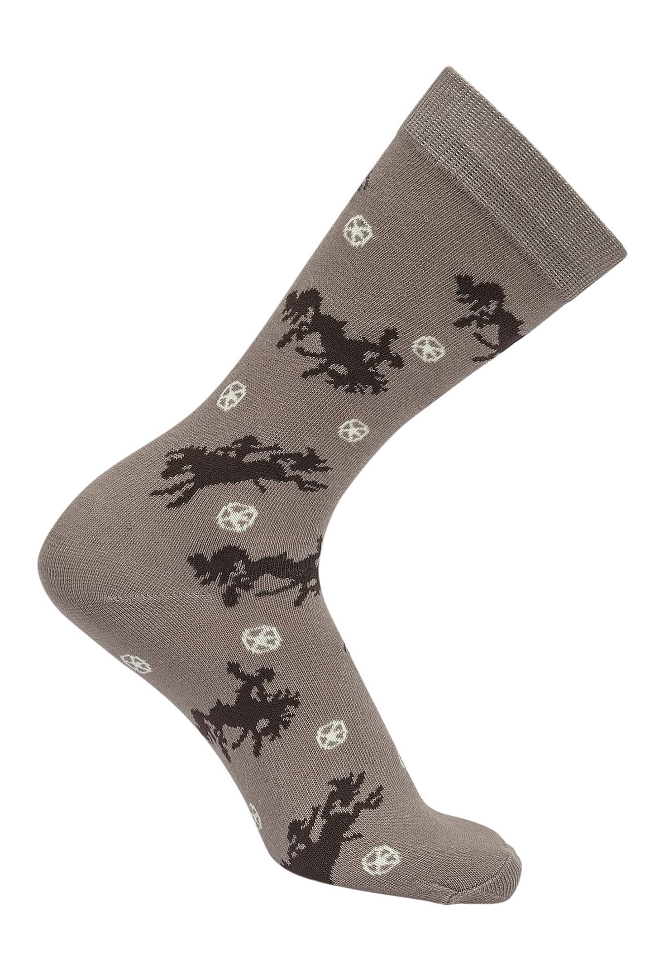 AWST Int'l Lila Bucking Horses Socks - Image 5
