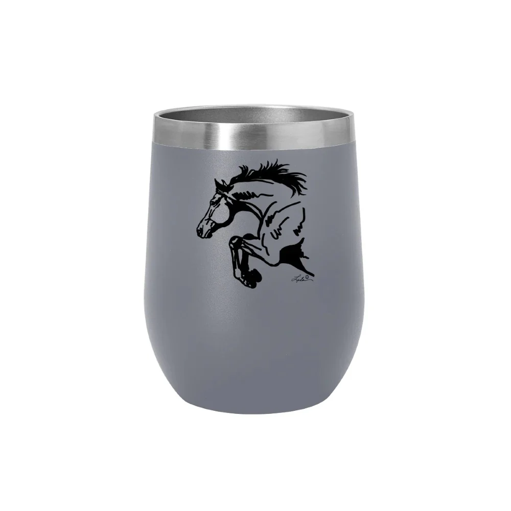 AWST Int'l Lila Jumper Stainless Steel Wine Tumbler with Slide Top