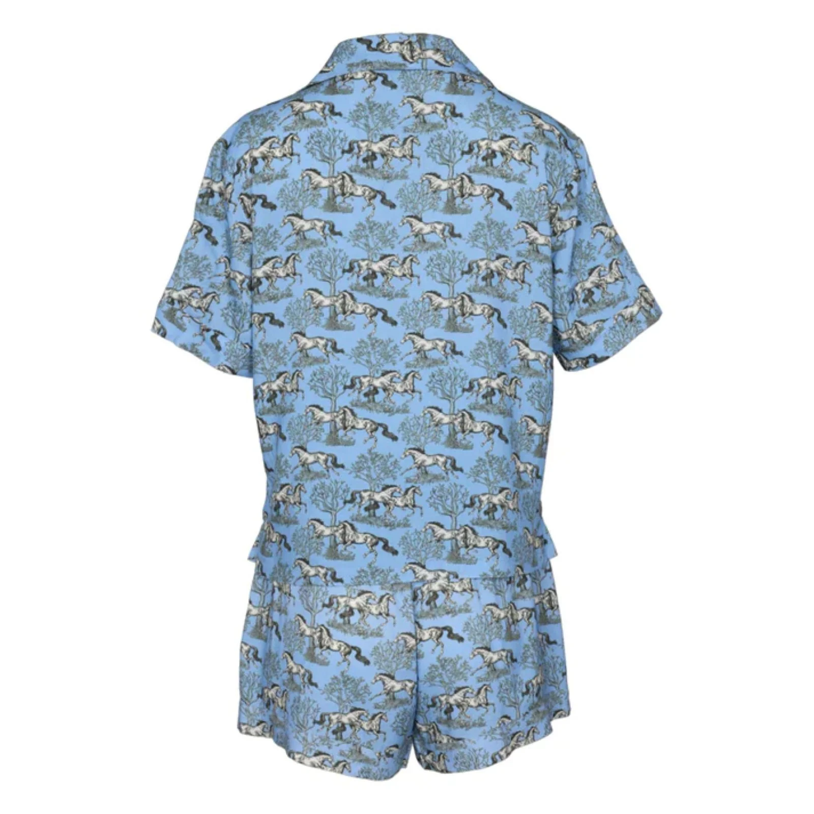 AWST Int'l Lila Loungewear Short Set-Blue Toile-L - Image 5