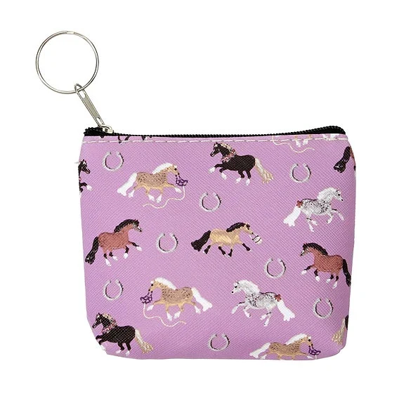 AWST Int'l "Lila" Pony Puff Coin Purses - Set of 12 - Image 3