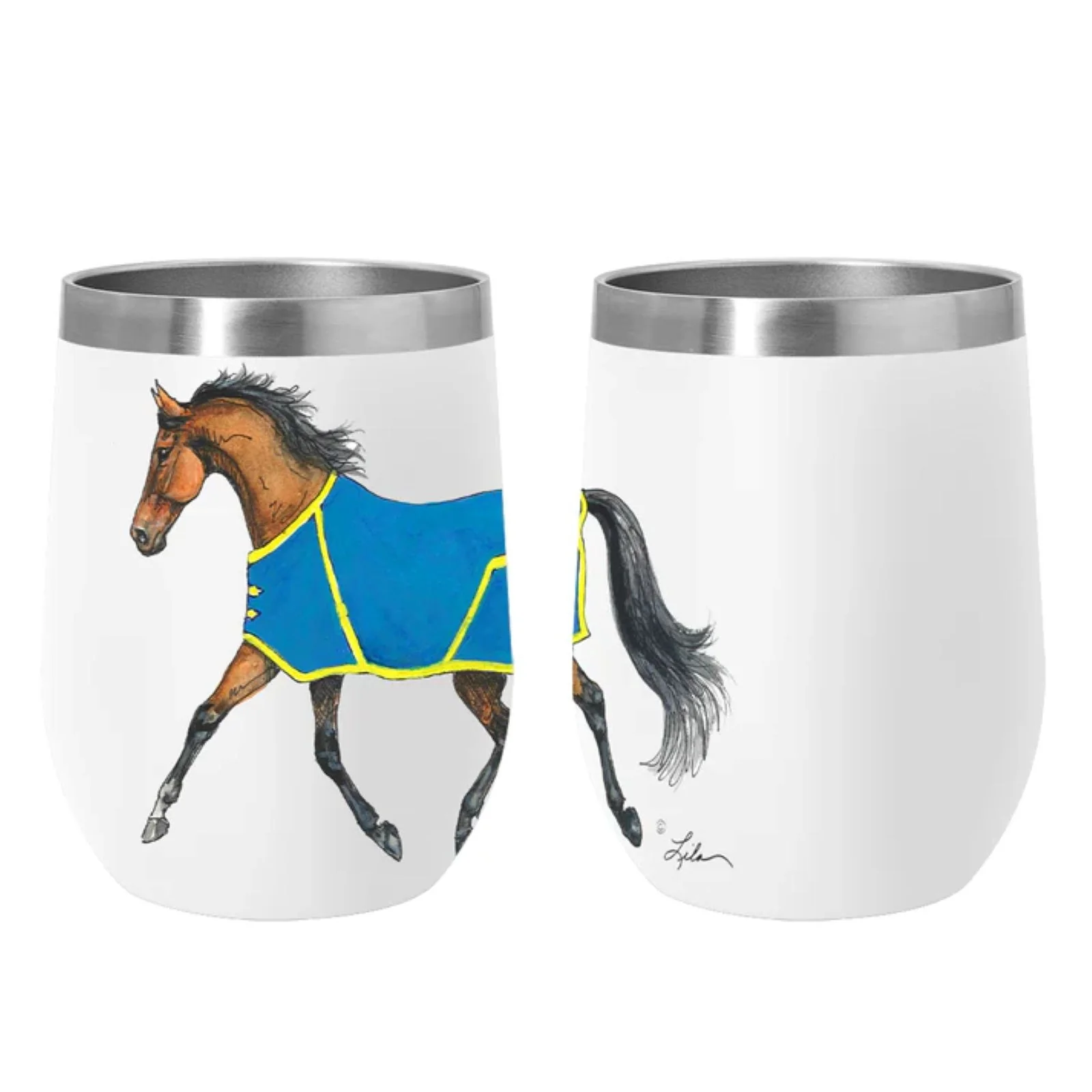 AWST Int'l Lila Stainless Steel Wine Tumbler - Image 2