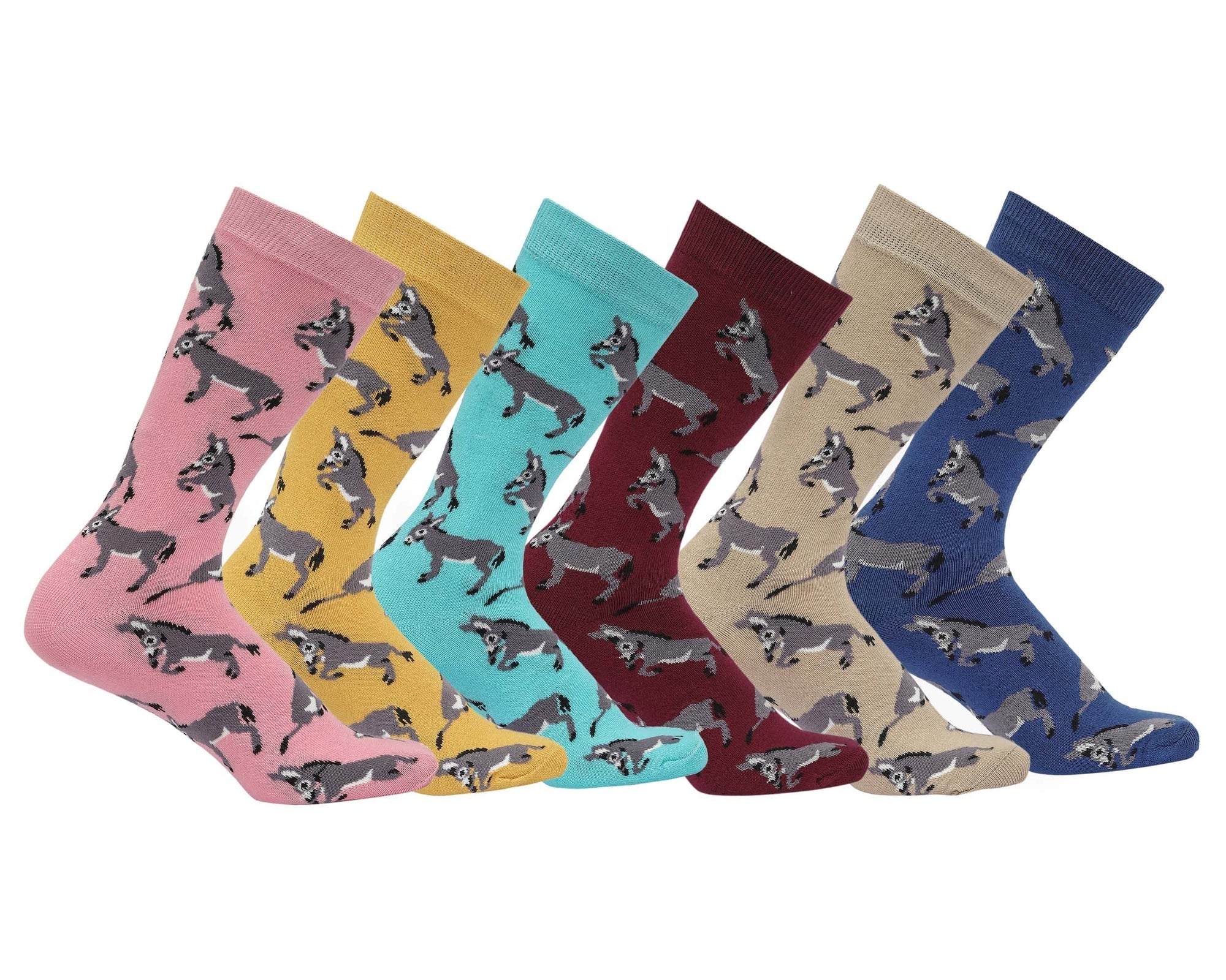 AWST Int'l Playful Donkeys Socks - Image 2