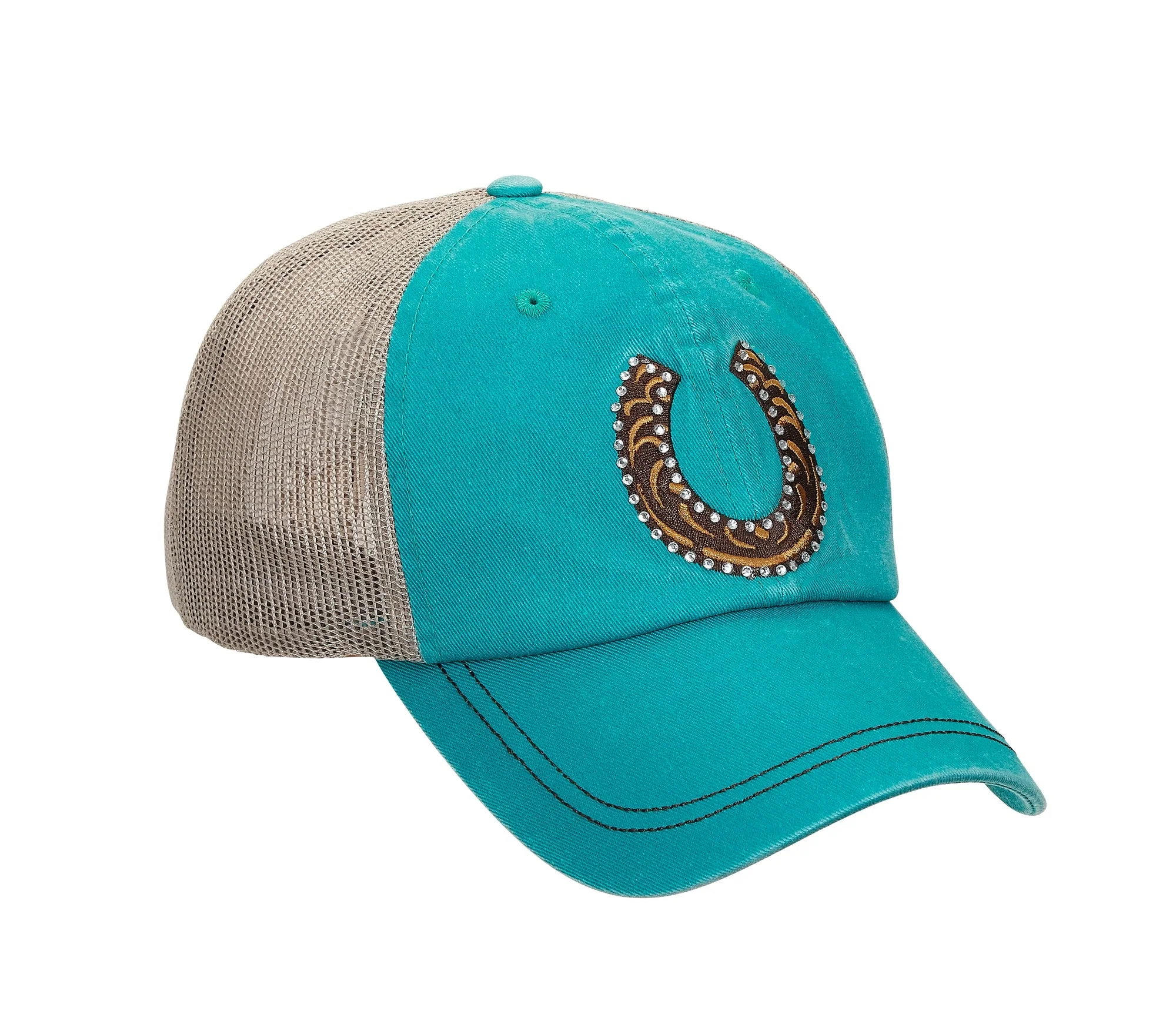 AWST Int'l Rhinestone Horseshoe Cap - Image 4