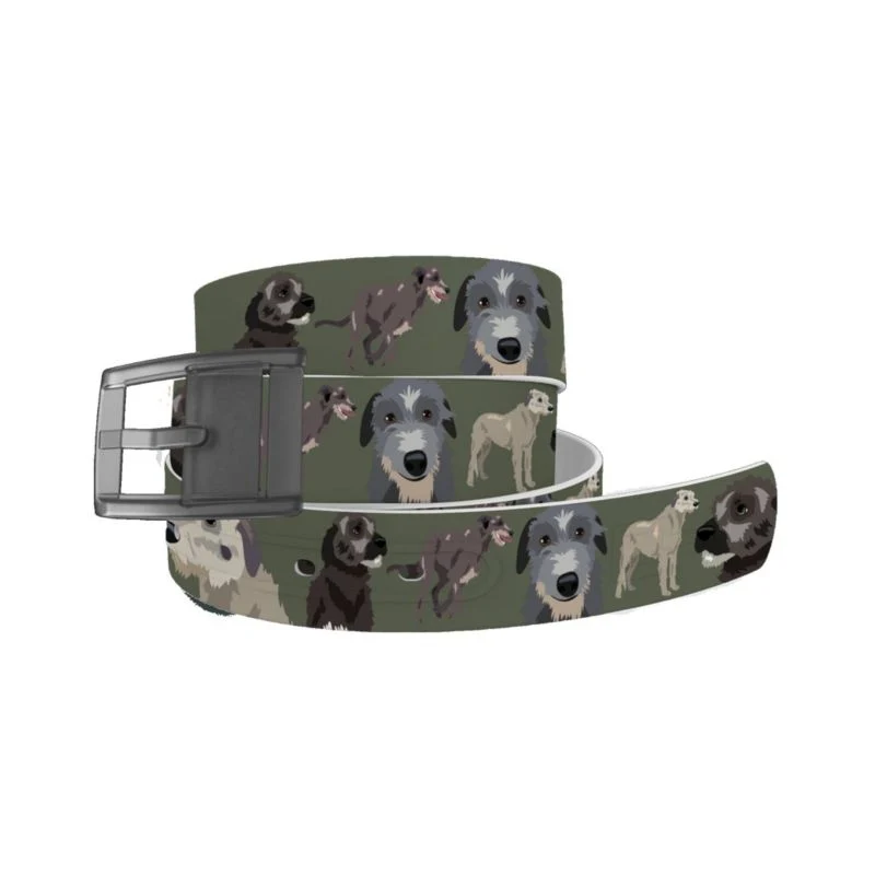 C4 Belt Irish Wolfhound Belt with Grey Buckle One