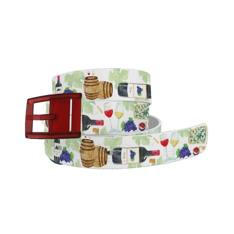 C4 Belt Wine O' Clock Belt with Maroon buckle One