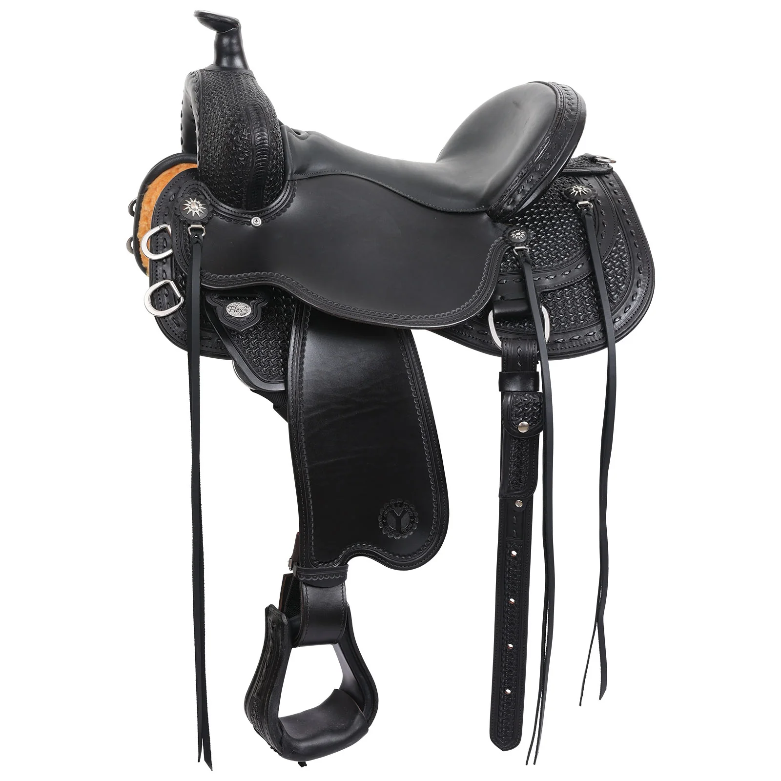 Circle Y Dark Rider Flex2 Trail Saddle
