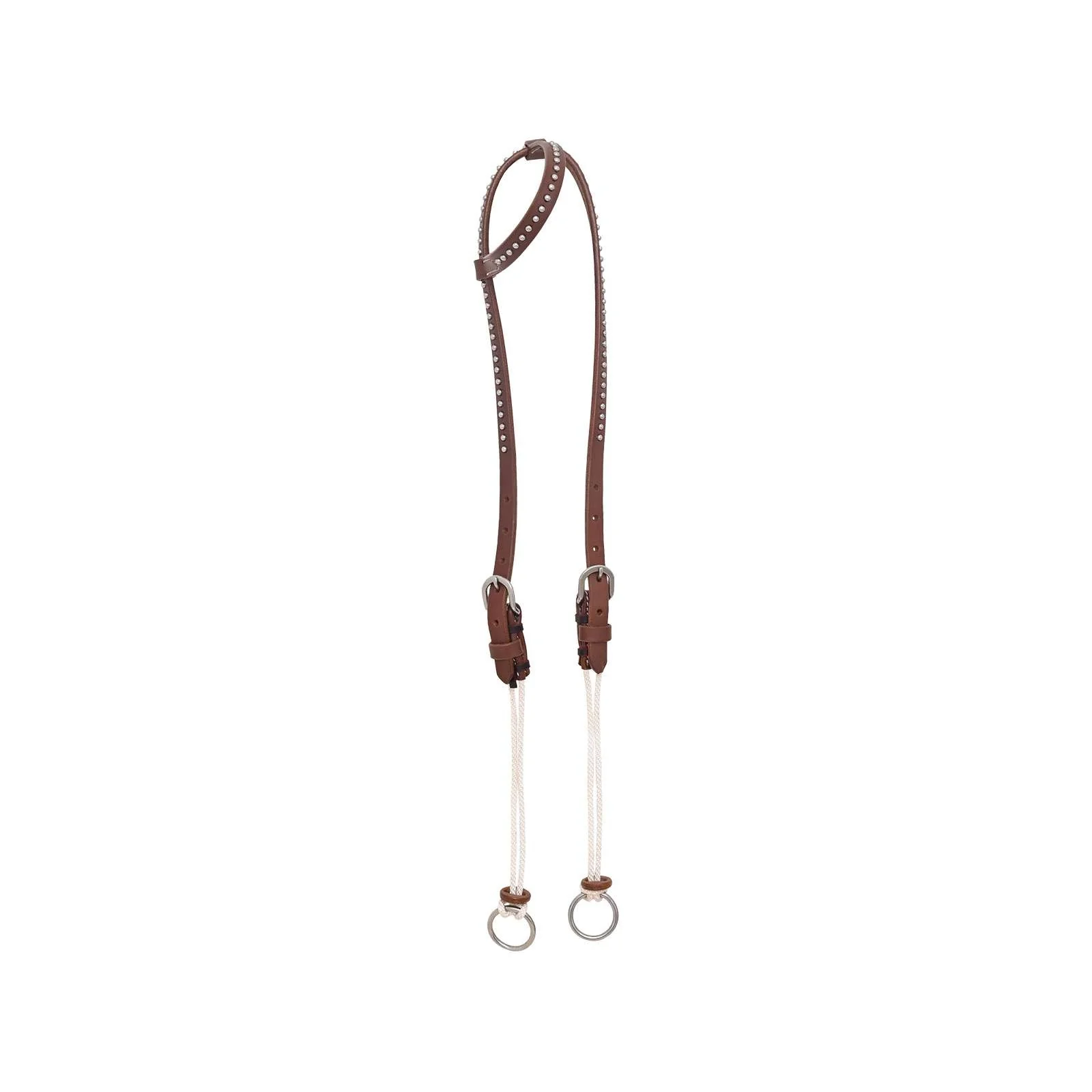 Circle Y One Ear Spotted Draw Gag Headstall
