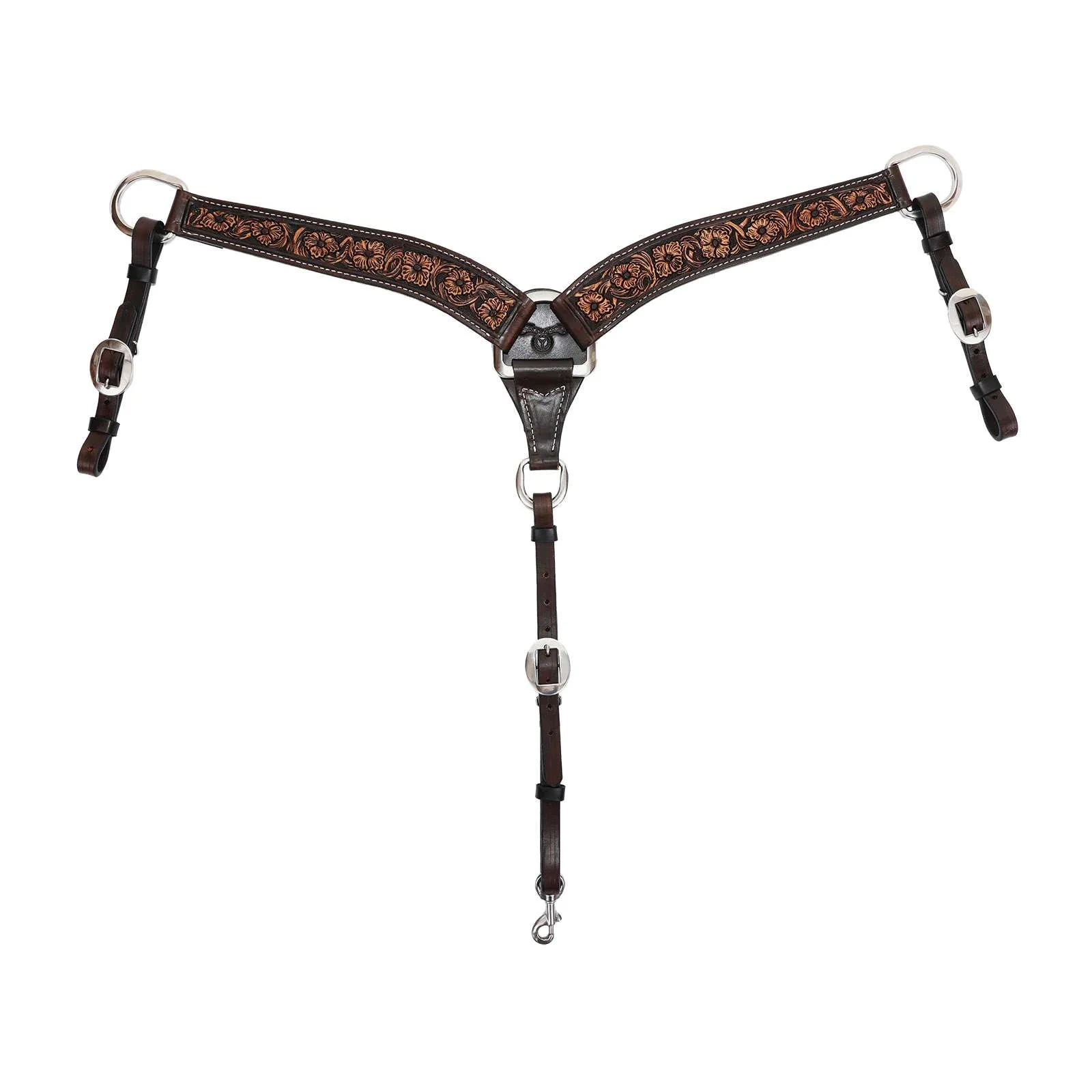 Circle Y Smooth Operator 2" Shaped Breast Collar