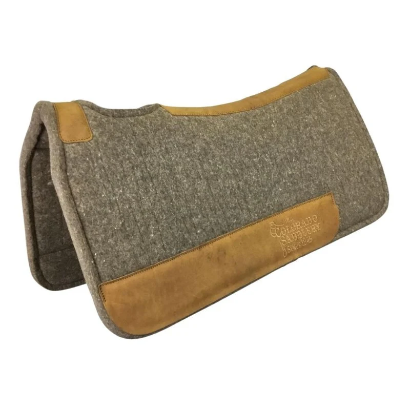 Colorado Saddlery Pressed Wool Contour Pad - Image 3