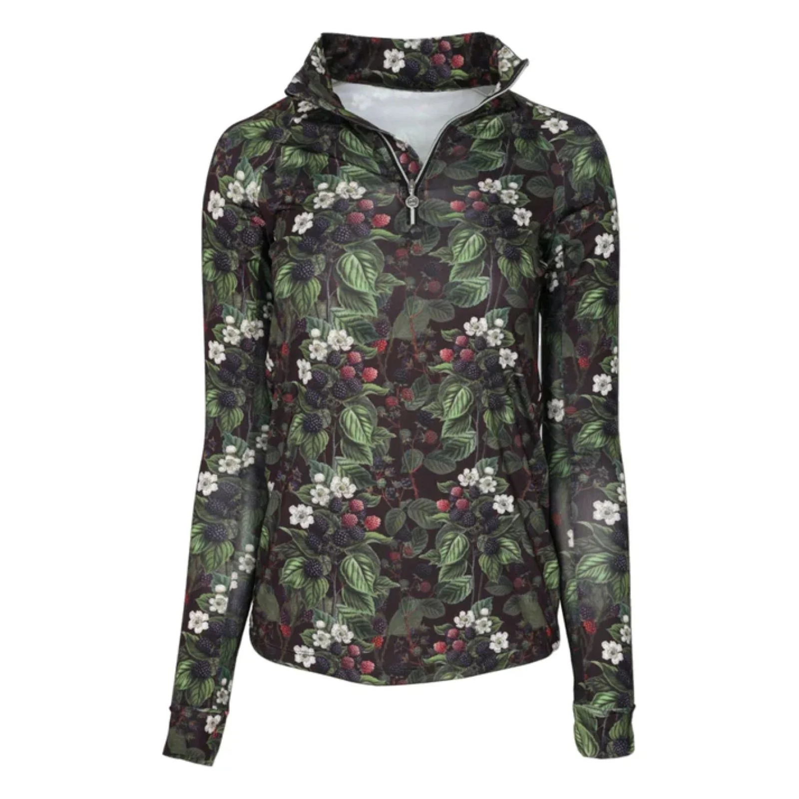 Dapplebay Blackberry Daze 1/4 Zip Riding Top