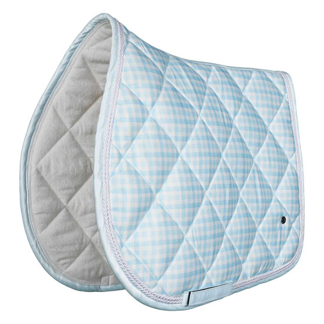 Dapplebay Gingham Jump Saddle Pad - Image 2