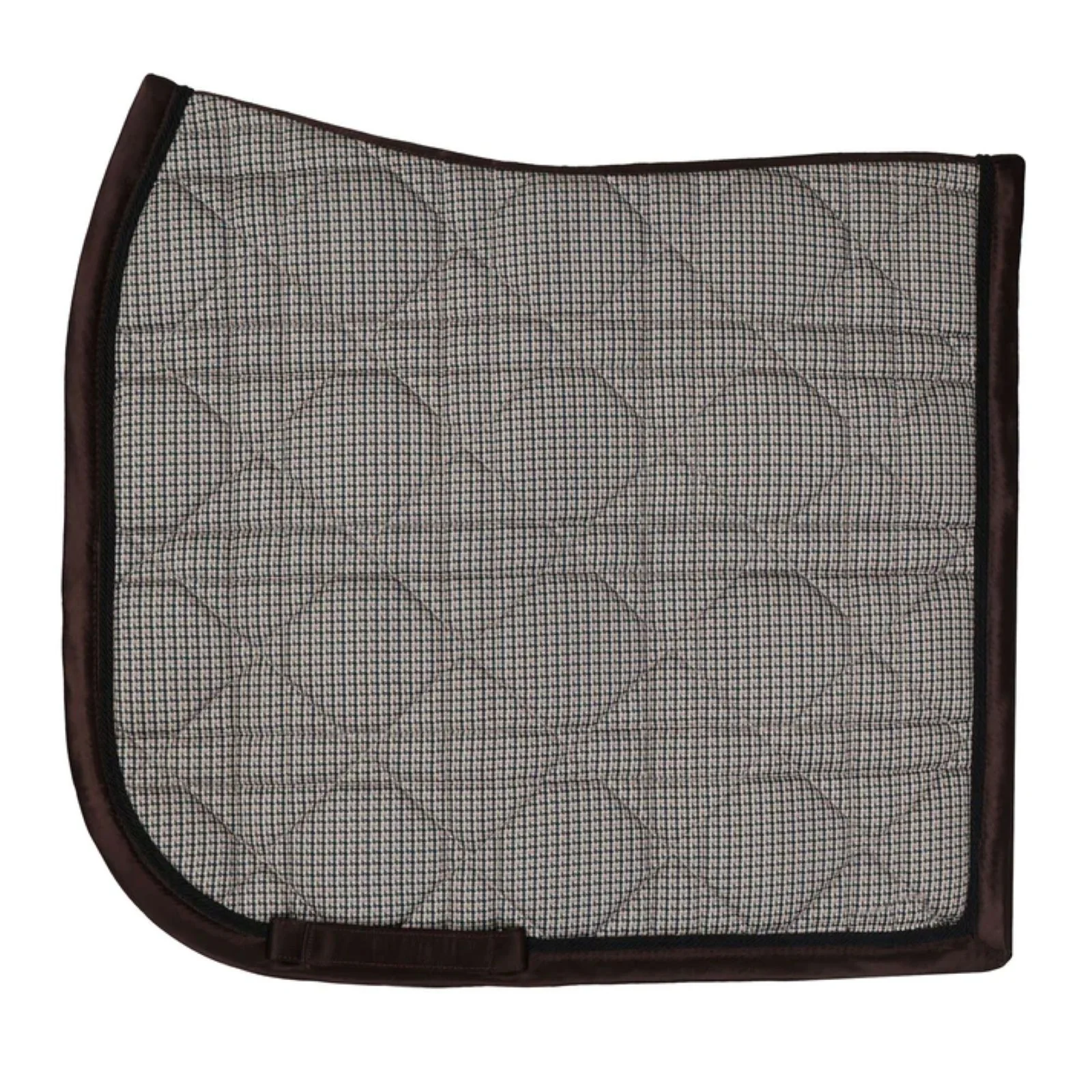 Dapplebay Heirloom Bay Houndstooth Dressage Saddle Pad