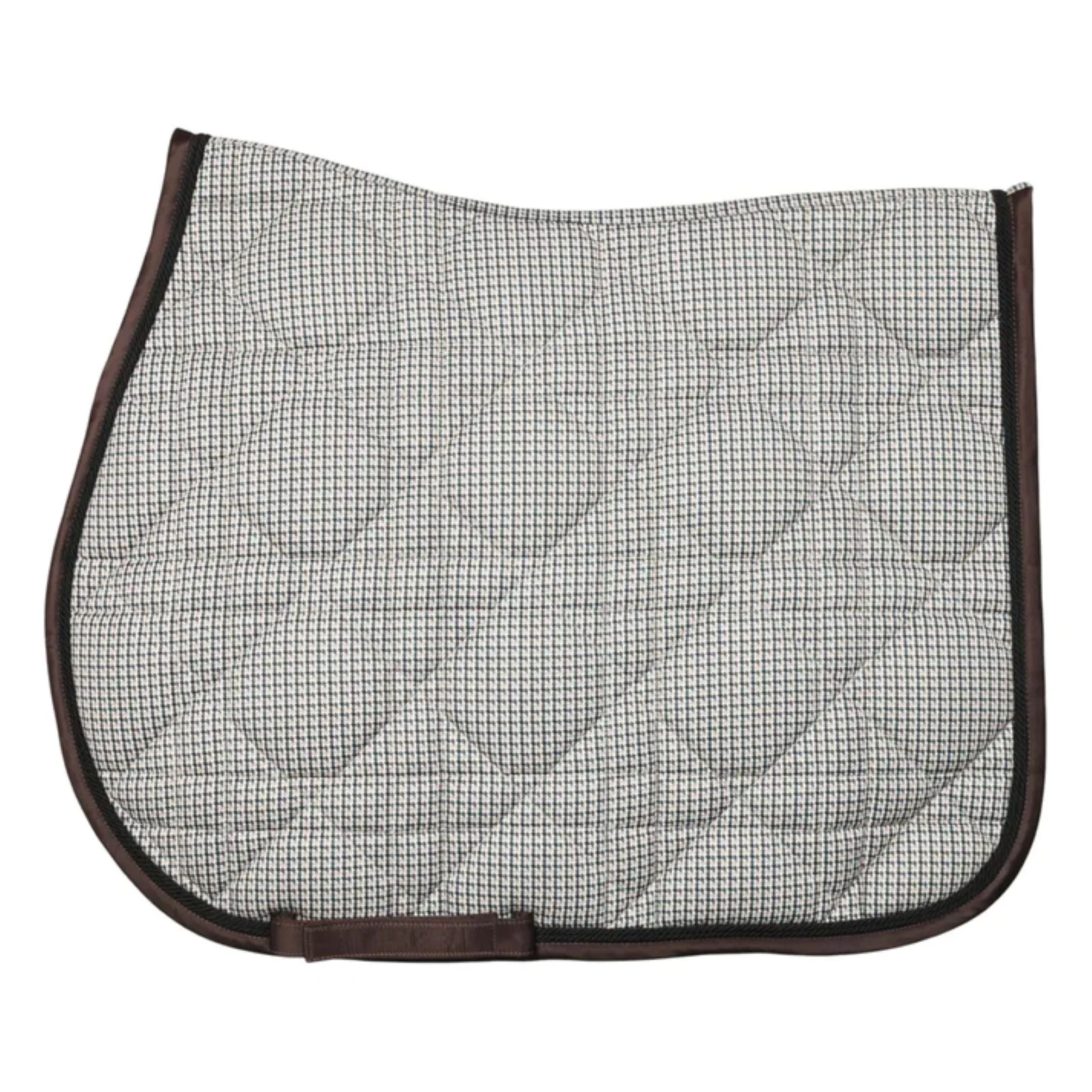 Dapplebay Heirloom Bay Houndstooth Jump Saddle Pad