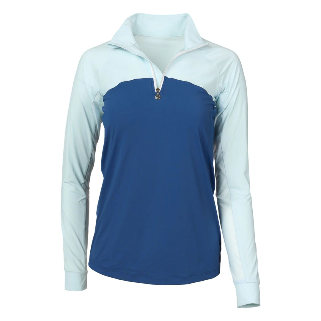 Dapplebay Lady 1/4 Zip Long Sleeve Riding Top