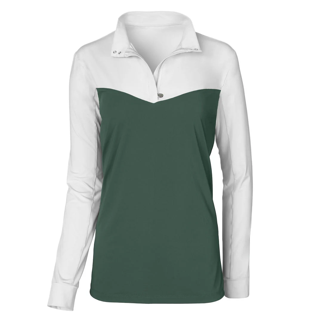 Dapplebay Lady 1/4 Zip Long Sleeve Show Top - Image 3