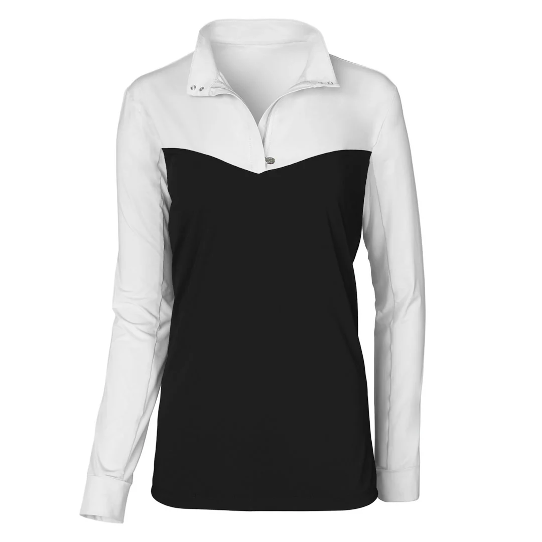 Dapplebay Lady 1/4 Zip Long Sleeve Show Top - Image 4
