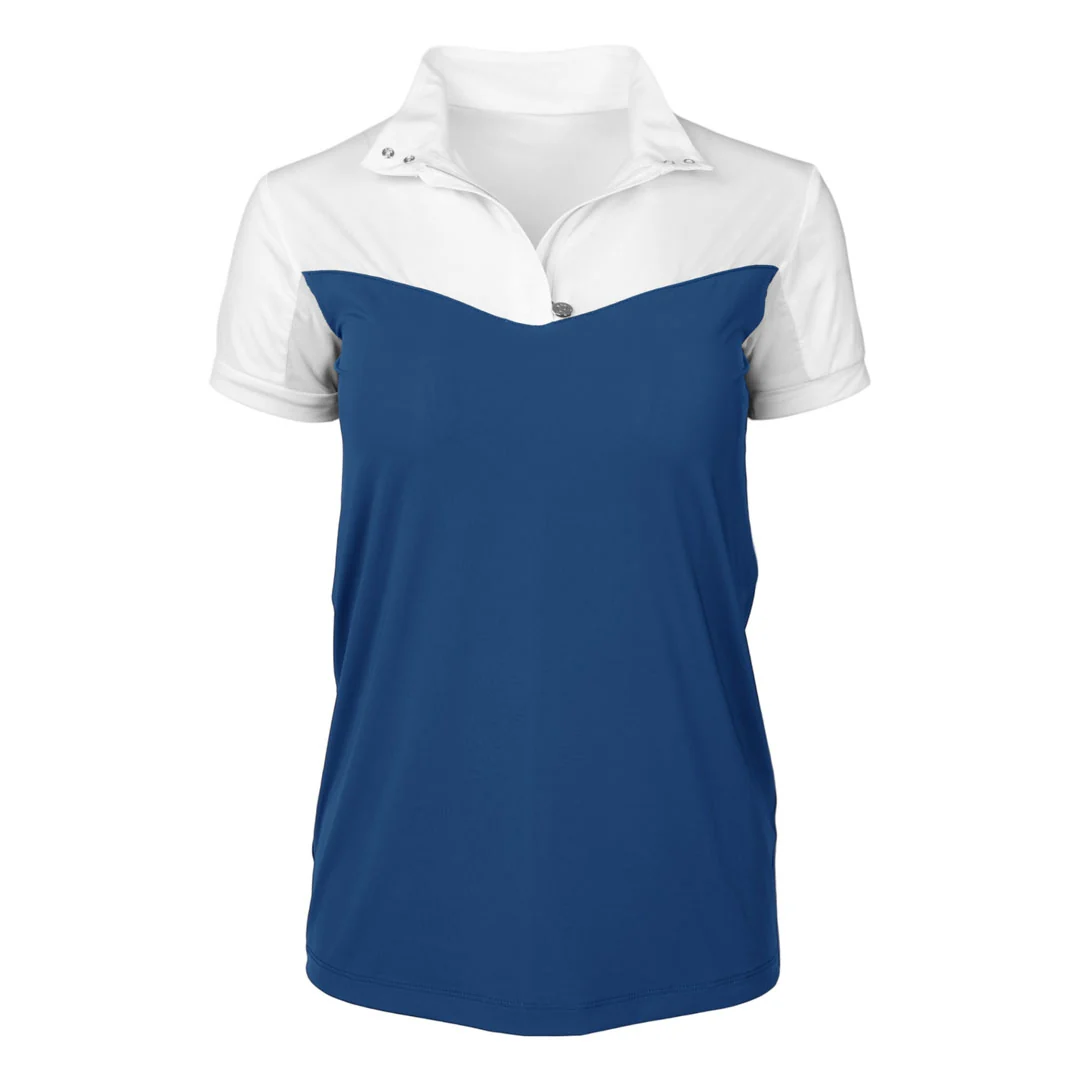 Dapplebay Lady 1/4 Zip Short Sleeve Show Top