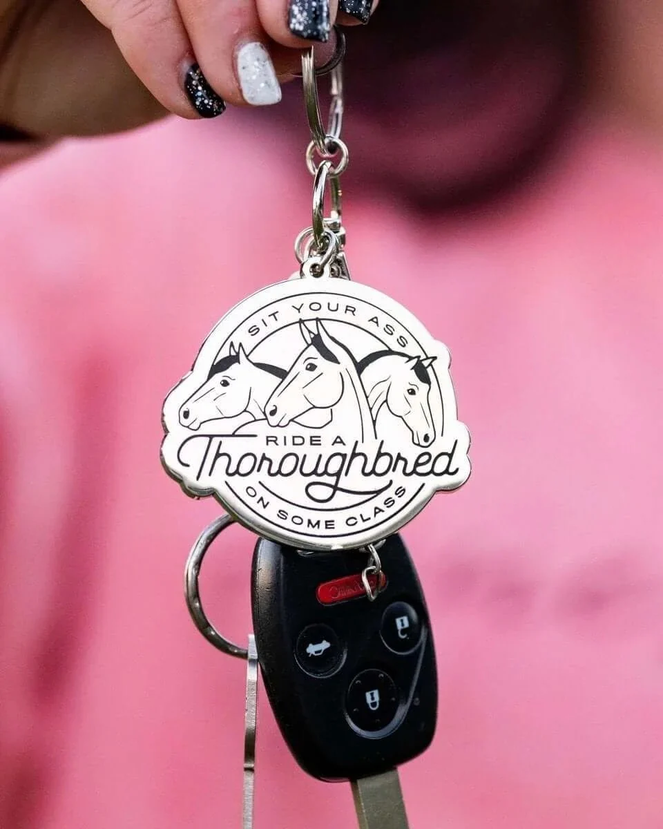 Dapplebay Ride A Thoroughbred Keychain - Image 3