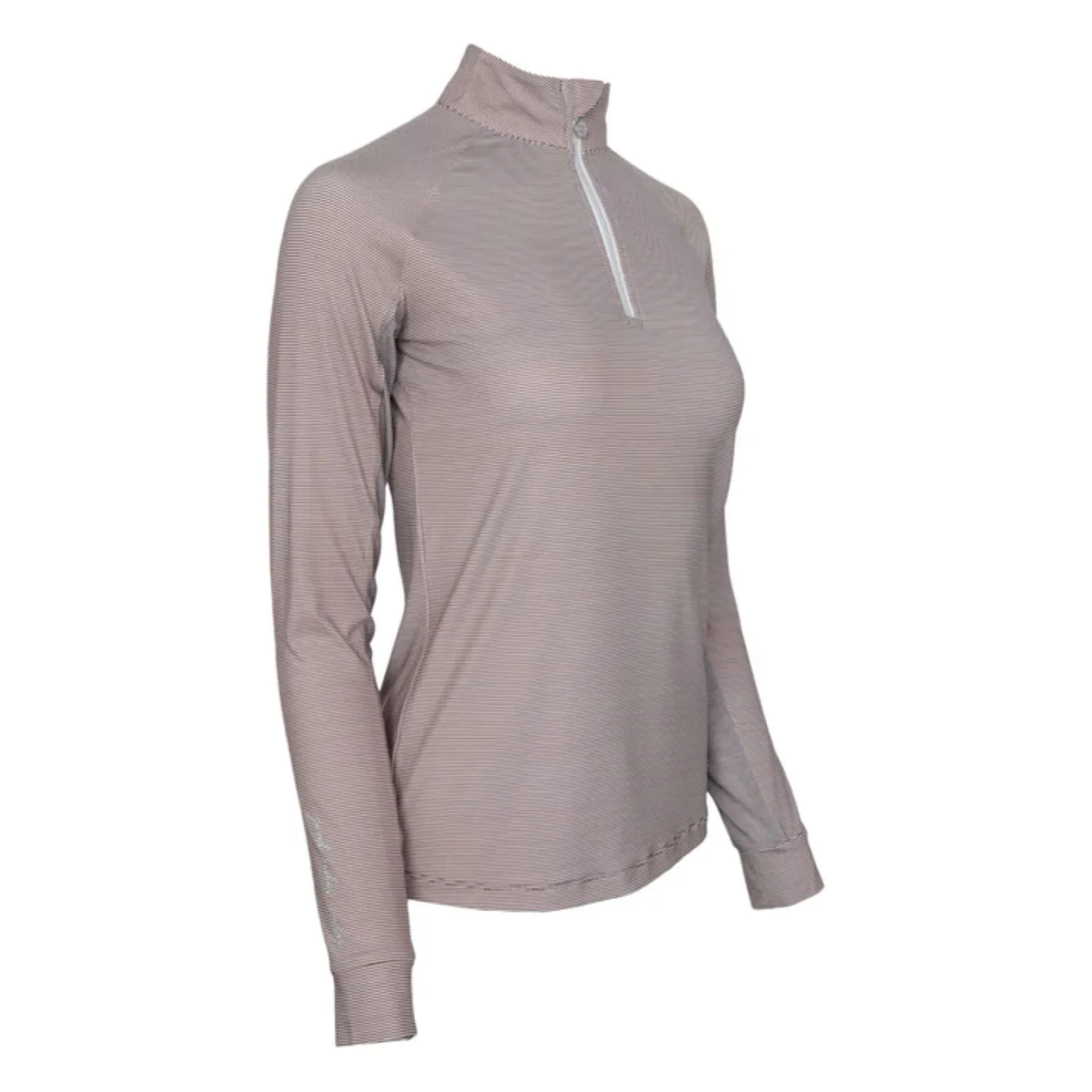 Dapplebay Stripe 1/4 Zip Riding Top - Image 4