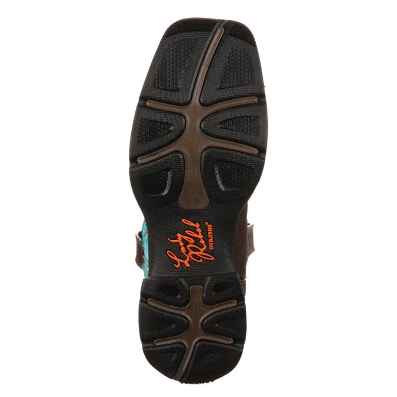 Durango Lady Rebel Square Toe Turquoise Boots - Image 2
