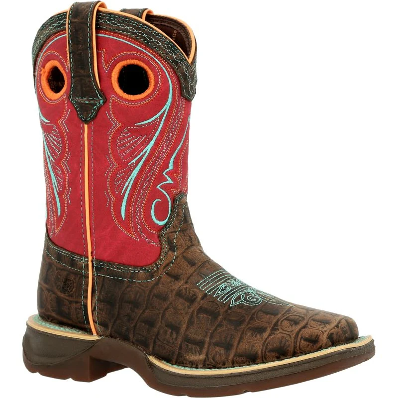 Durango Lil Rebel Childrens Sq Toe Boots