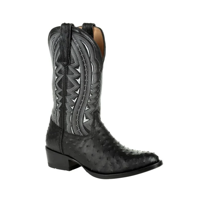 Durango Mens FQ Ostrich Rnd Boots