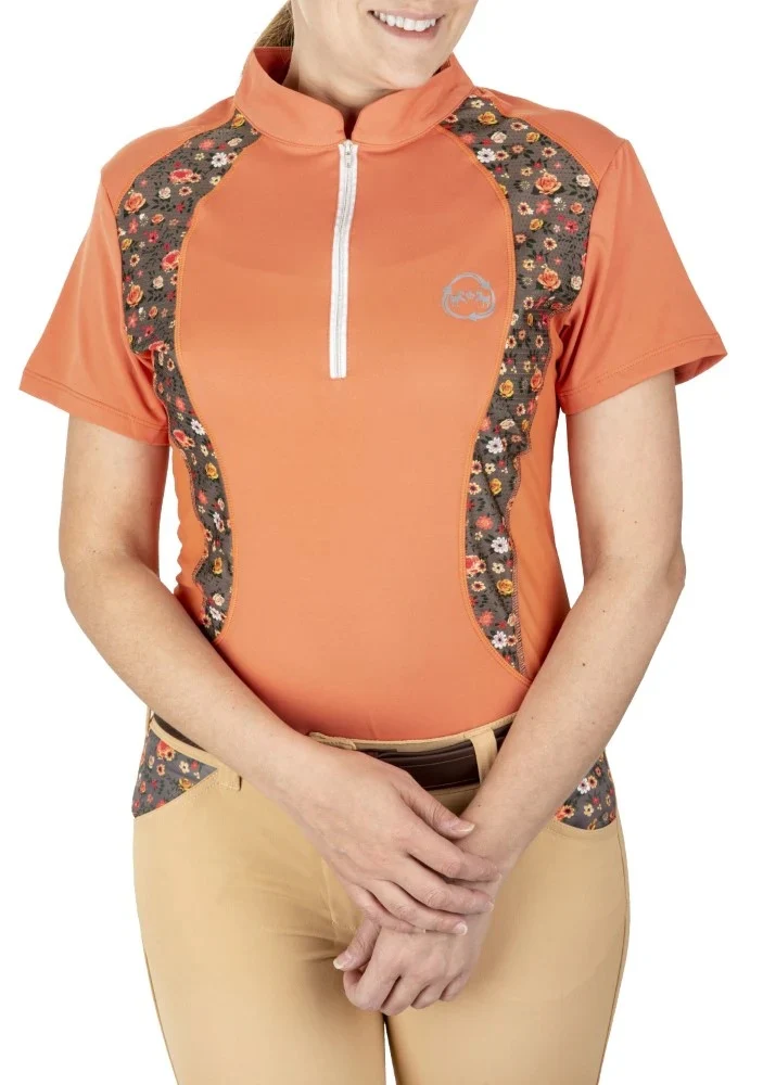 EcoRider by Equine Couture Ladies Shelby Short Sleeve Sport Shirt