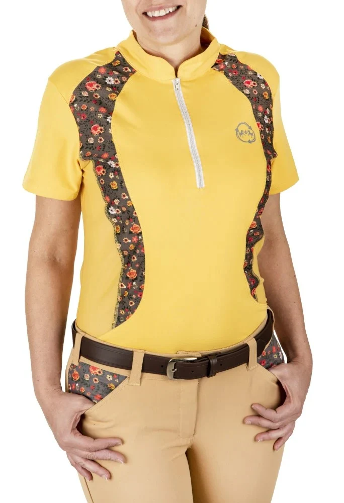 EcoRider by Equine Couture Ladies Shelby Short Sleeve Sport Shirt - Image 2
