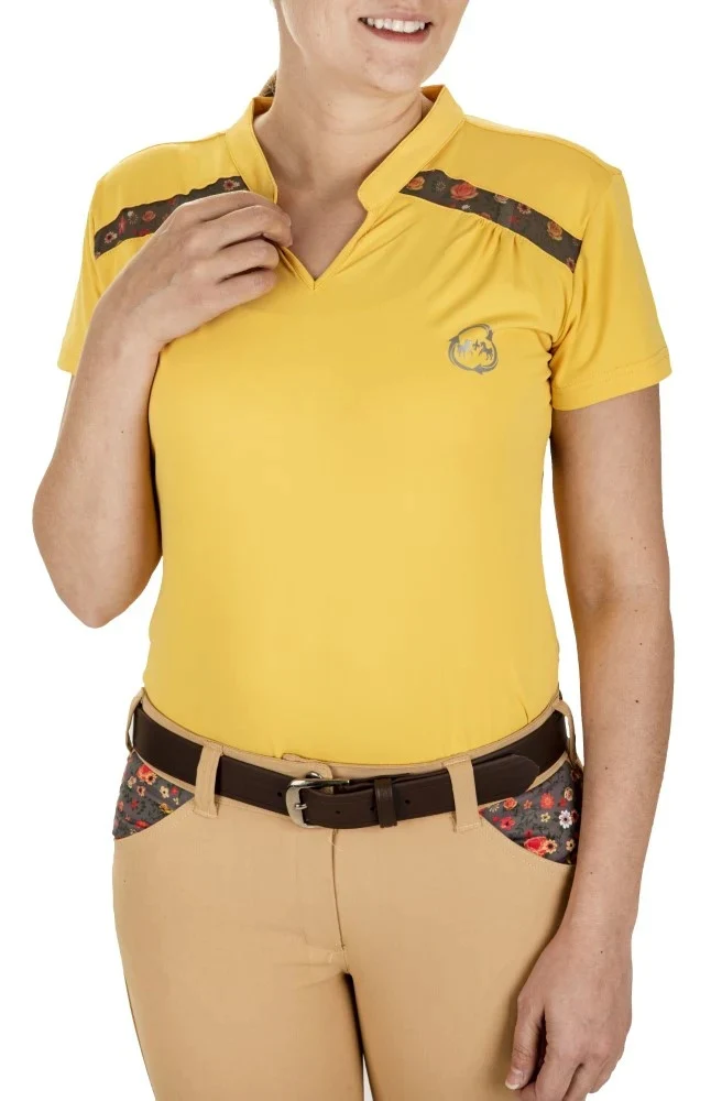 EcoRider by Equine Couture Ladies Thea Short Sleeve Sport Shirt - Image 2