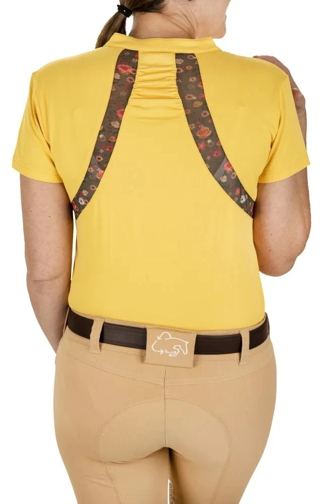 EcoRider by Equine Couture Ladies Thea Short Sleeve Sport Shirt - Image 4
