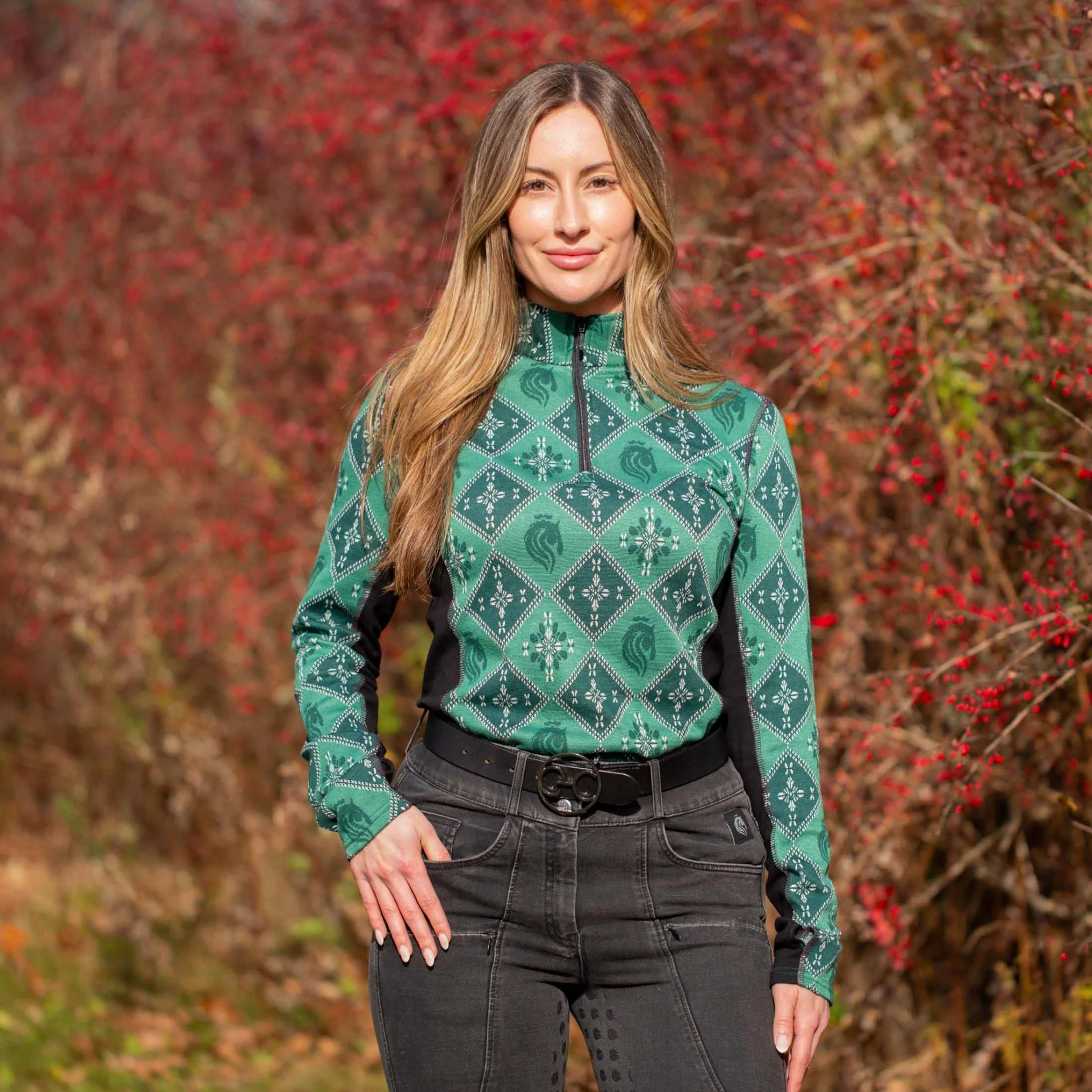 Equinavia Kofte Base Layer Quart Zip - Image 3