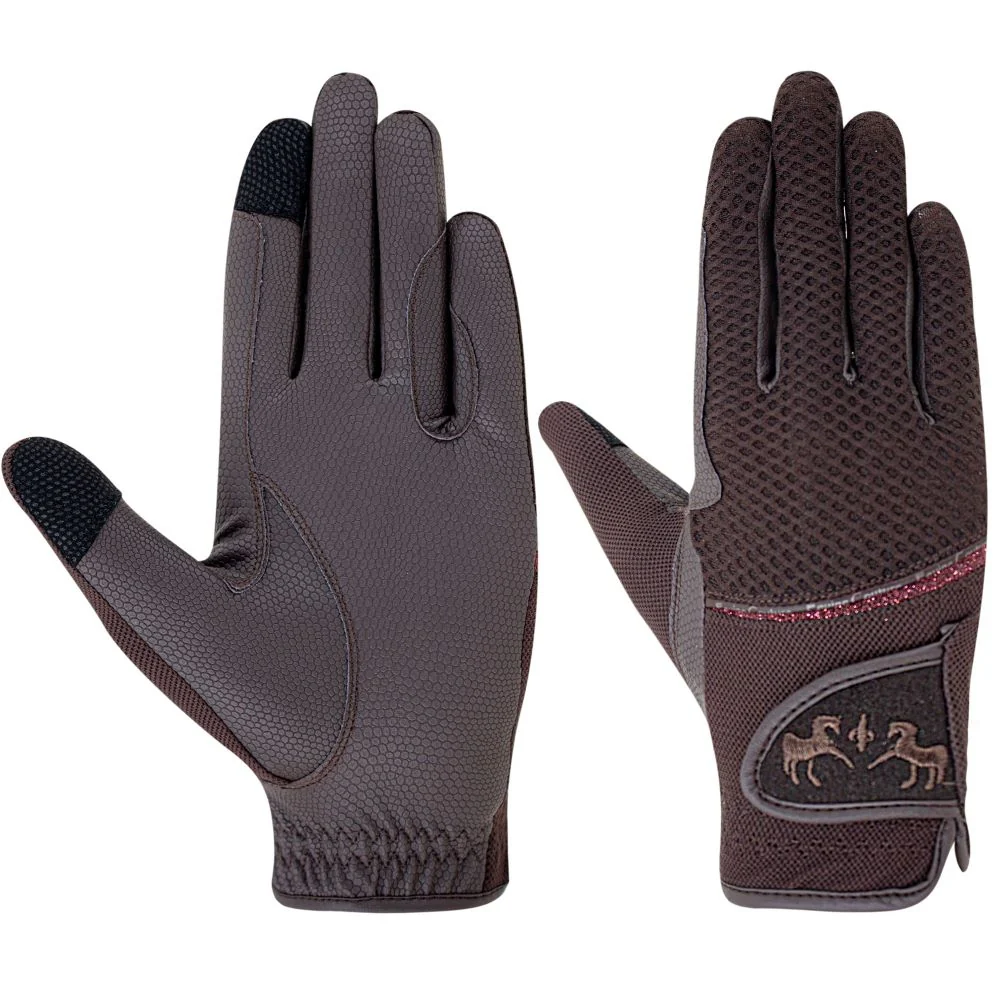 Equine Couture Fun in the Sun Mesh Summer Riding Gloves - Image 2