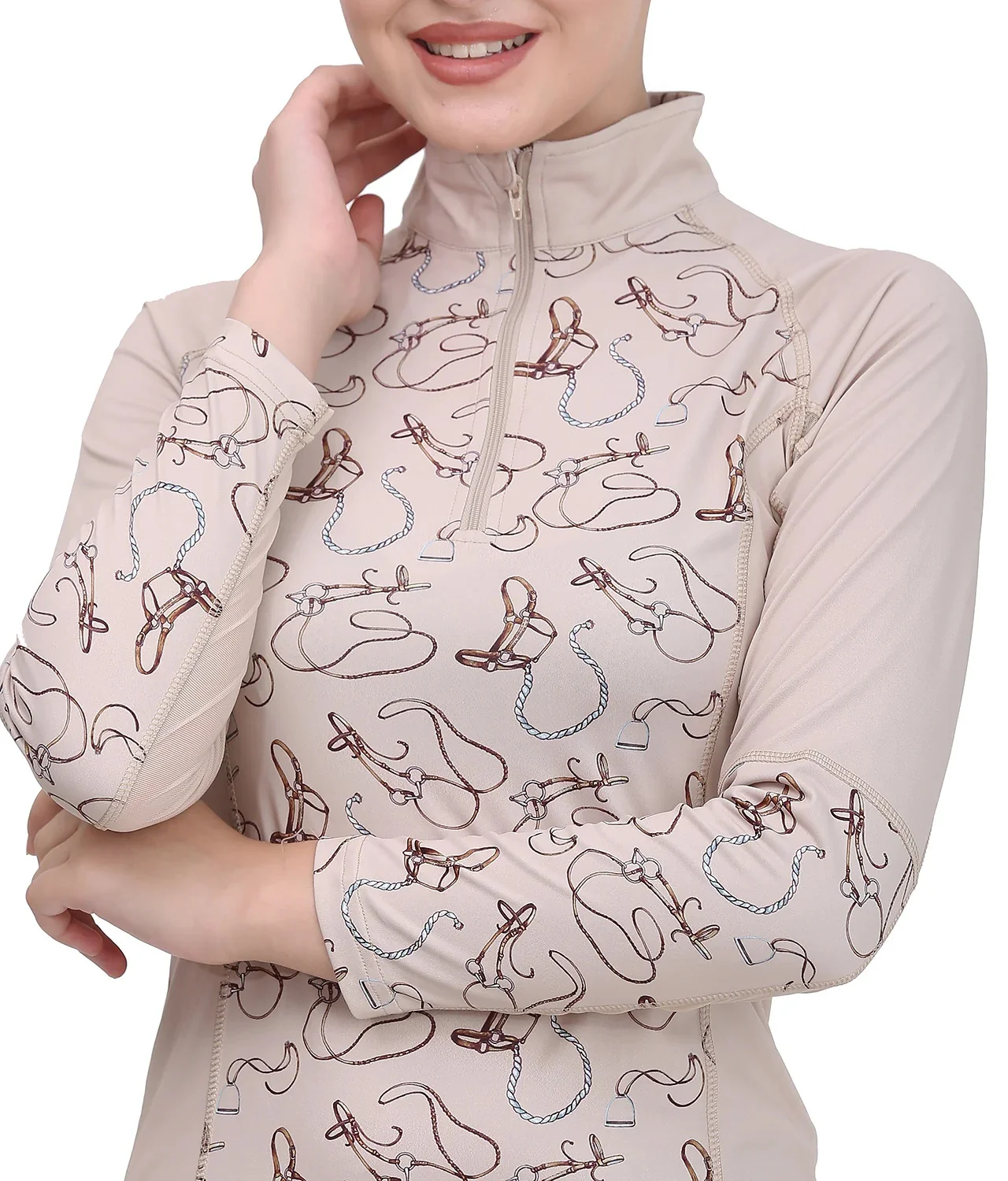 Equine Couture Ladies Equestrian Gear Sport Shirt - Image 3