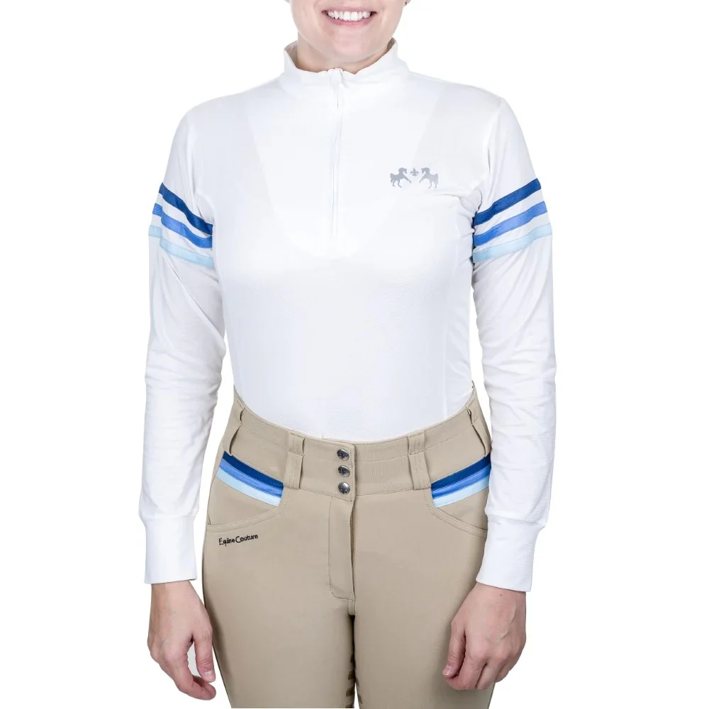 Equine Couture Ladies Gradient Long Sleeve Show Shirt - Image 2