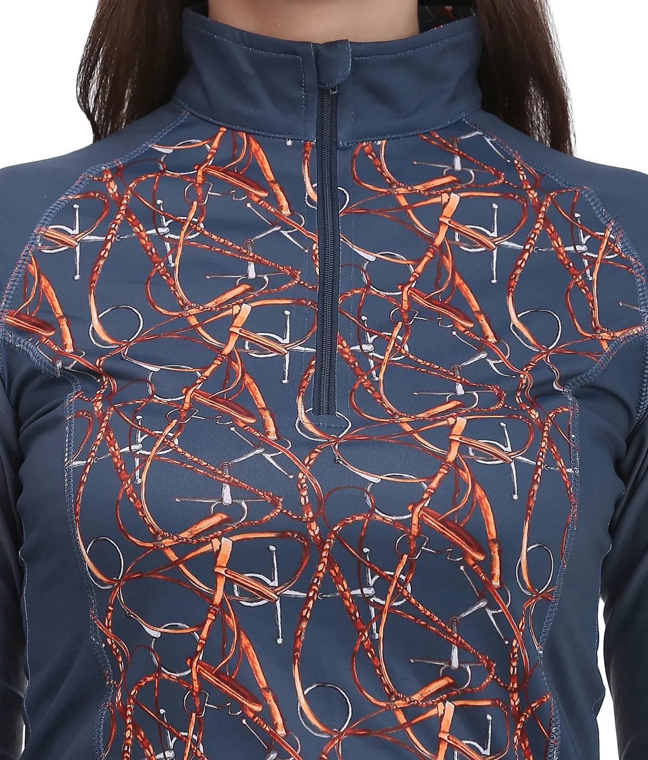 Equine Couture Ladies Snaffle Bridles Sport Shirt - Image 3