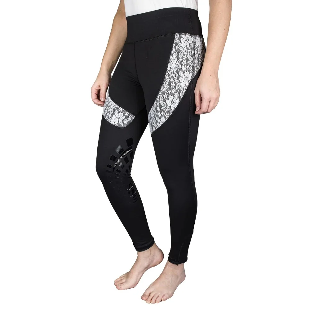 Equine Couture Ladies Spicy Girl Chili Tights - Image 4