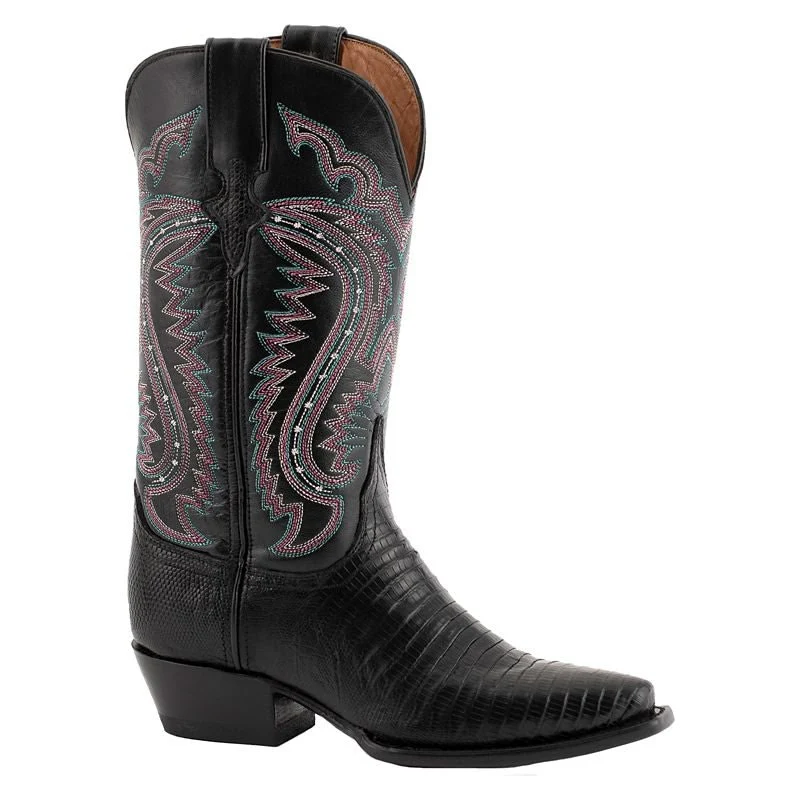 Ferrini Ladies Teju Lizard Snip Toe Boots